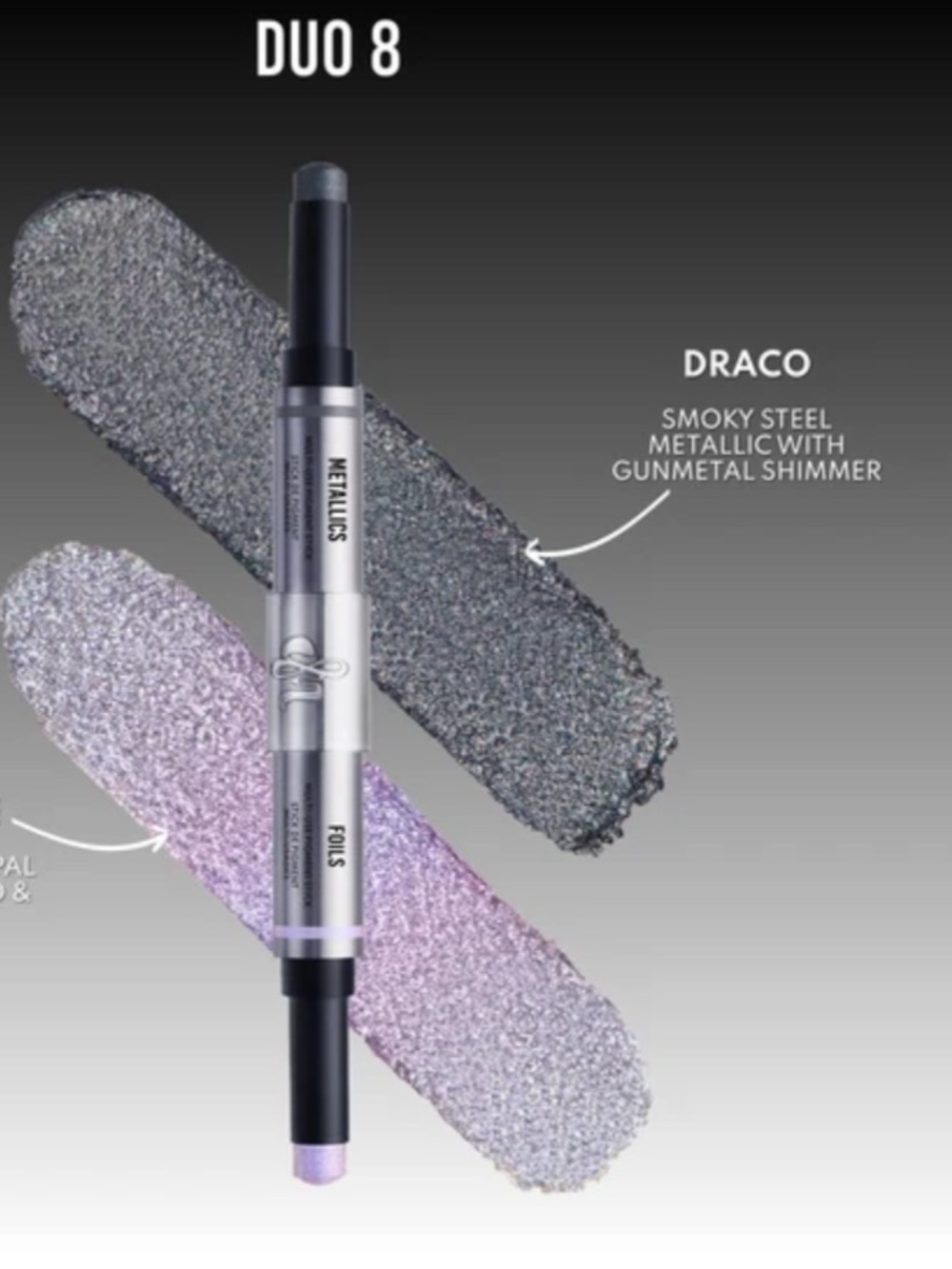 Danessa Myricks Beauty COLORFIX Stick Duo #8 Shadow Draco/ Meteorite NIB✅